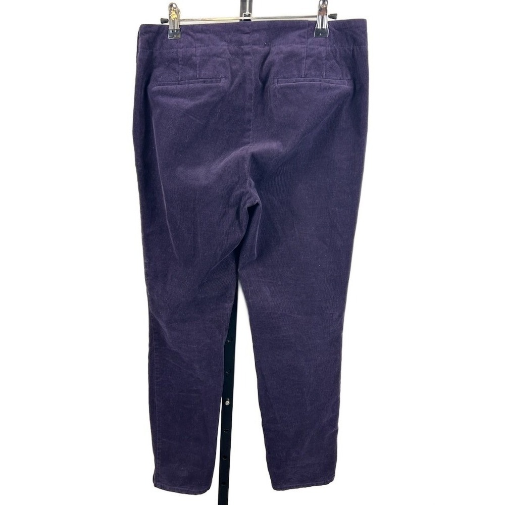 Talbots Pants Women's Size 6 Purple Corduroy Straight‎ Leg Casual Pants